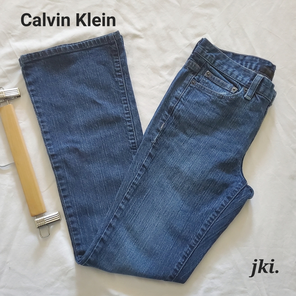 Calvin Klein Flare Fit Womens Jeans